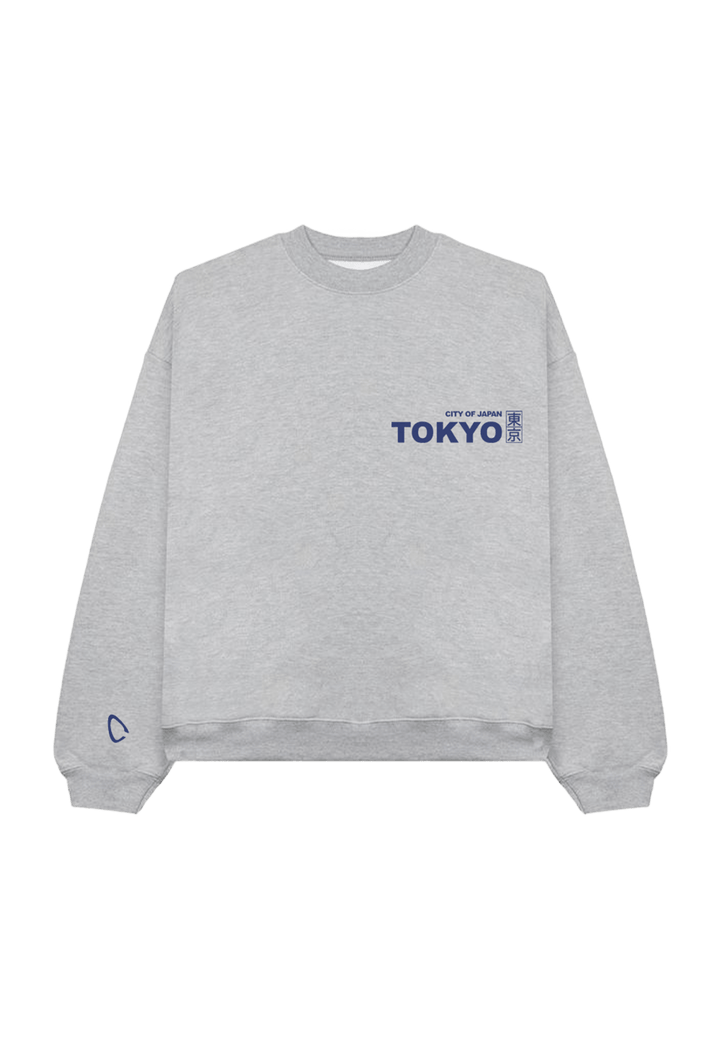 TOKYO Crewneck Grey - CUSTOMBYAJ