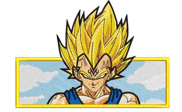 Vegeta Boxed Design - CUSTOMBYAJ